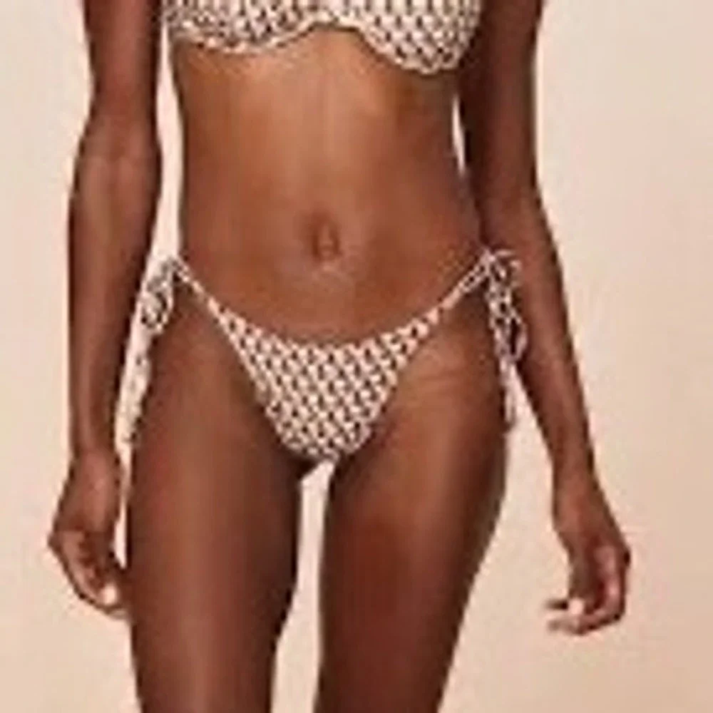 Monday Swimwear Hanalei Bikini Bottom Husk Geo Small New With Tags